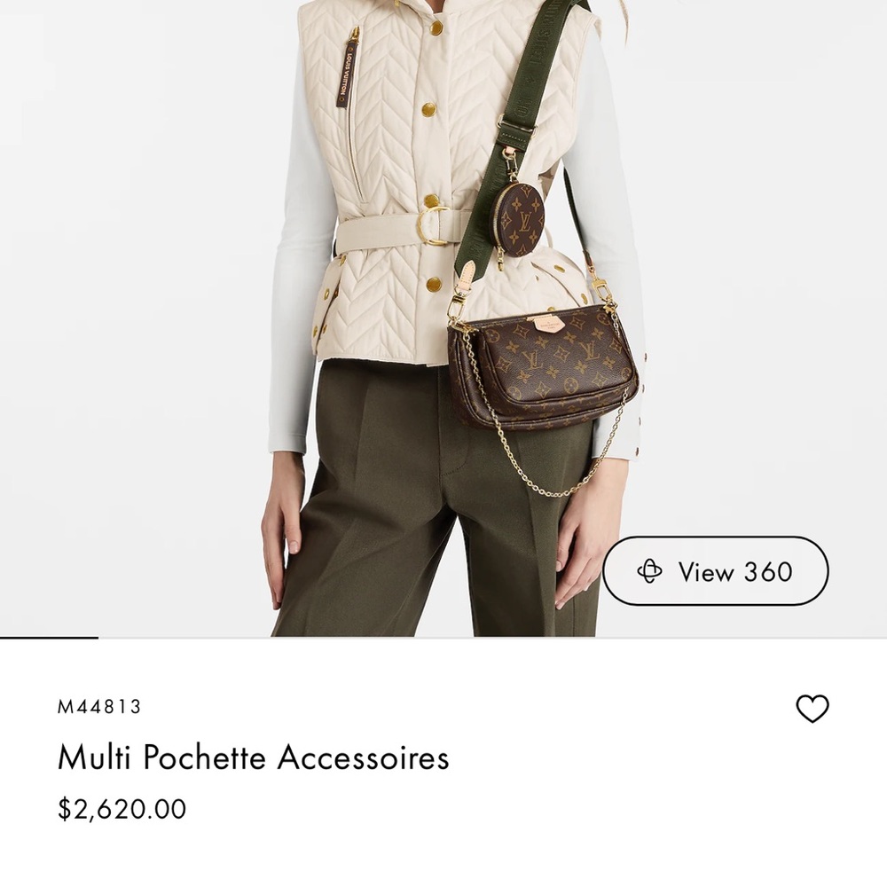 Louis Vuitton Multi Pochette Accessoires in khaki